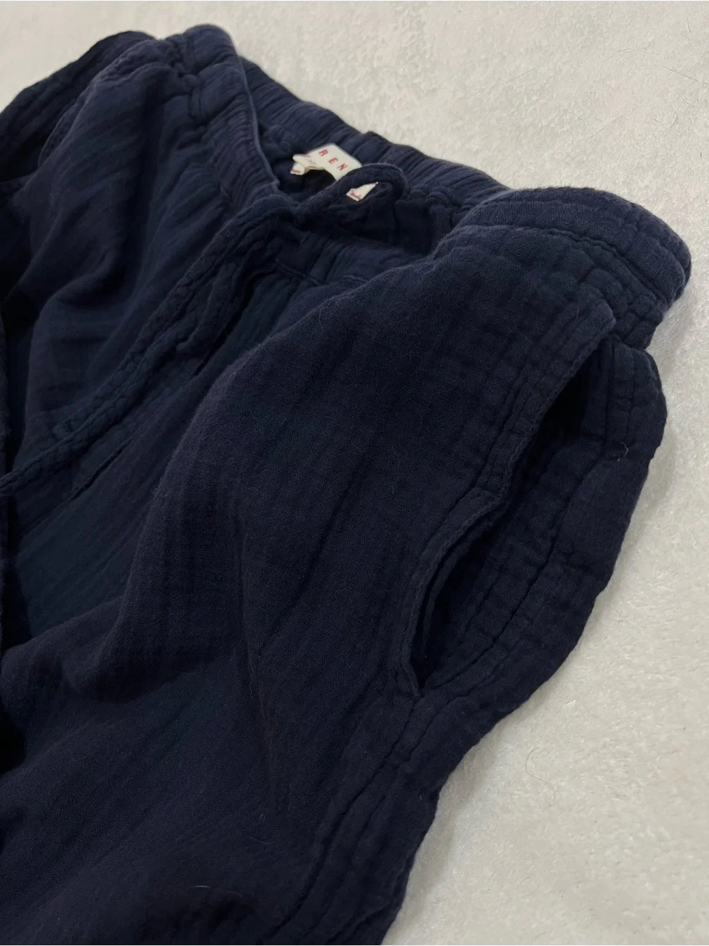 Xirena Navy Jordyn Gauzy Resortwear Beach Lightweight Tie Waist Pant Size XS - Picture 8 of 12